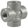 1/2 in FNPT 316 Stainless Steel Cross, Class 3000