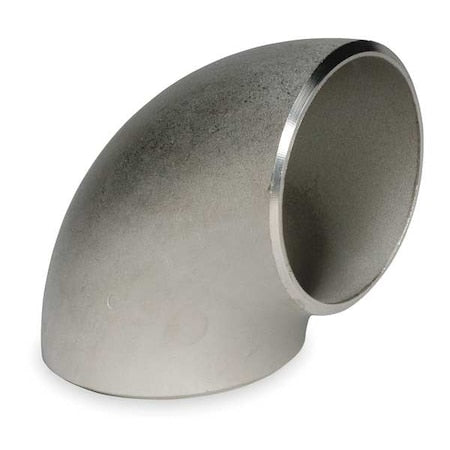 2 in. 304L Stainless Steel Butt Weld 90 Degree Short Radius Elbow Schedule 10