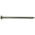 Sheet Metal Screw, #6 x 3/4 in, Zinc Plated Steel Pan Head Phillips Drive, 100 PK