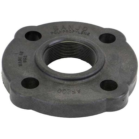 Flange, Polypropylene, 2", Schedule 80, 150 psi Max Pressure