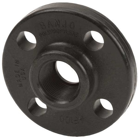 Flange, Polypropylene, 1", Schedule 80, 150 psi Max Pressure
