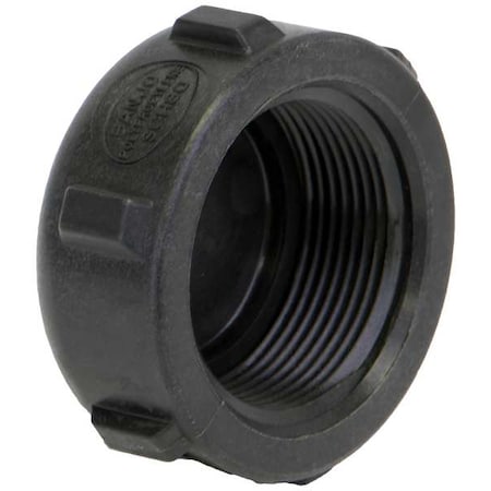 Cap, Polypropylene, 1-1/2", Schedule 80, 300 psi Max Pressure