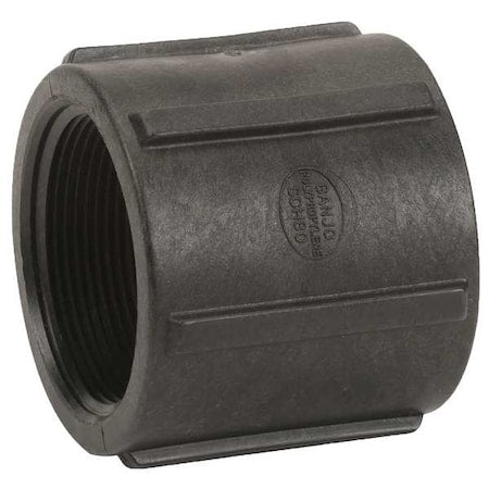 Coupling, Polypropylene, 2", Schedule 80, 300 psi Max Pressure