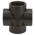 Cross, Polypropylene, 2", Schedule 80, 300 psi Max Pressure