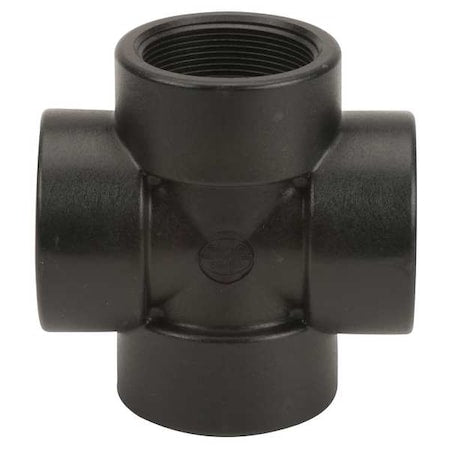 Cross, Polypropylene, 2", Schedule 80, 300 psi Max Pressure