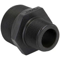 Reducing Nipple, Polypropylene, 2" x 1-1/4", Schedule 80, 300 psi Max Pressure