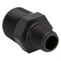 Reducing Nipple, Polypropylene, 1" x 1/2", Schedule 80, 300 psi Max Pressure