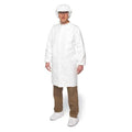 Tyvek IsoClean Disposable Lab Coat, Tyvek(R) IsoClean(R), Snaps Closure, White, XL, 30 PK