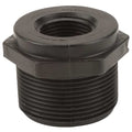 Reducing Bushing, Polypropylene, 1-1/2" x 3/4", Schedule 80, 300 psi Max Pressure