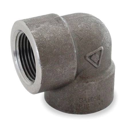 90 Degree Elbow 90 Degree Elbow, 3/8" Pipe, FNPT, Black Forged Steel, Class 3000