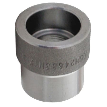 Reducing Bushing Reducer, 1-1/4" x 1" Pipe, Socket Weld, Black Forged Steel, Class 3000