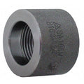 Half Coupling Half Coupling, 1/8" Pipe, FNPT, Black Forged Steel, Class 3000