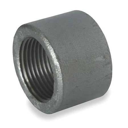 Cap,1/4 In,NPT,Galvanized Forged Steel