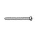 #10-24 x 1 in Combination Phillips/Slotted Round Machine Screw, Zinc Plated Steel, 100 PK