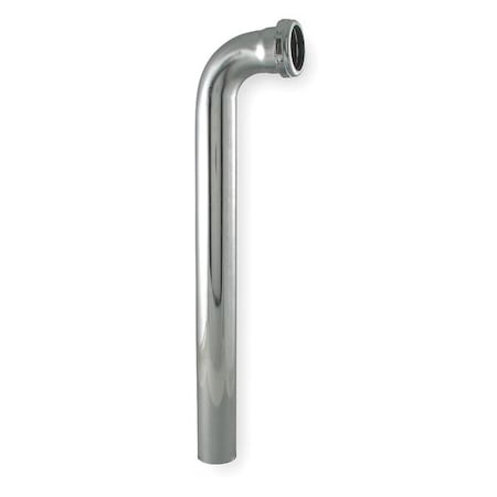 1-1/2 Dia, Brass, Chrome/Brass, Kitchen, Waste Arm