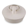 DrainStopper,Dia. 1-5/8"to1-3/4",Wht,PK5