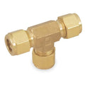 Tee,Brass,Comp1/4",Comp1/4",Comp1/4"