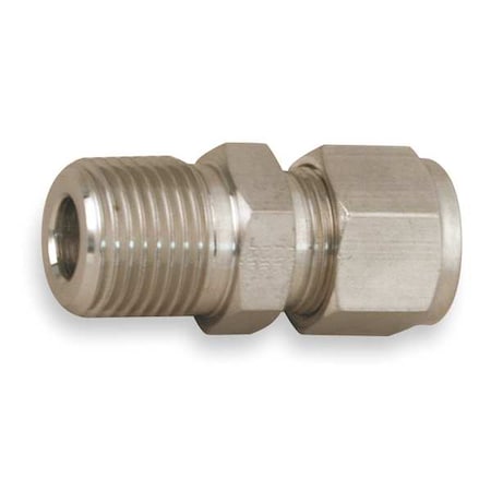 1/2" A-LOK x MNPT SS Male Connector