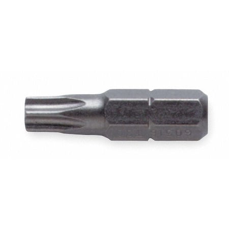 Torsion Bit, SAE, 1/4", Hex, T27, 1", S2 Steel