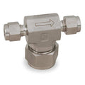Tee, SS, Comp 3/8", Comp 3/8",
