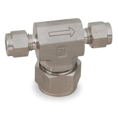 Tee, SS, Comp 1/4", Comp 1/4",