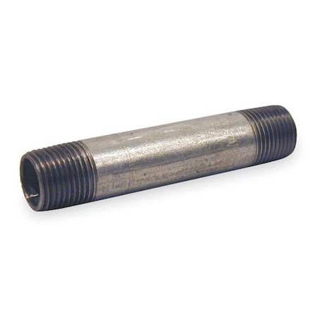 3/4" MNPT x 2" TBE Galvanized Steel Pipe Nipple Sch 160
