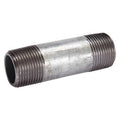 4" MNPT x 10" TBE Galvanized Steel Pipe Nipple Sch 40