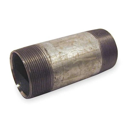 2" MNPT x 6" TBE Galvanized Steel Pipe Nipple Sch 160
