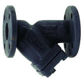 Y Strainer, 4" Pipe, FNPT x FNPT, Cast iron