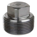 Square Head Plug, 316L Stainless Steel, 3/8 in, MNPT, Class 3000