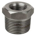 3" x 2-1/2" MNPT x FNPT SS Hex Reducing Bushing
