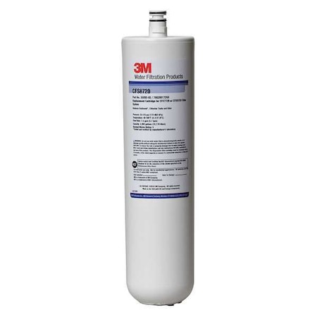 Quick Connect Filter, 1.5 gpm, 5 Micron, 3-3/4" O.D., 18 in H