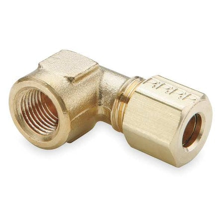 3/16" Compression x 1/8" FNPT Brass 90 Deg Elbow 10PK