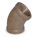 45 Degrees Elbow Red Brass 45 Degrees Elbow, 1 1/2 in Female NPT X 1 1/2 in Female NPT