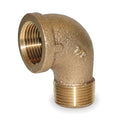 90 Degrees Street Elbow Red Brass 90 Degrees Street Elbow, 3/4 in Male NPT X 3/4 in Female NPT