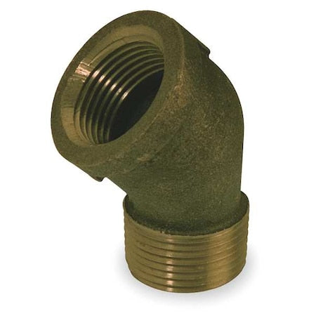 45 Degrees Street Elbow Red Brass 45 Degrees Street Elbow, 3/4 in Male NPT X 3/4 in Female NPT