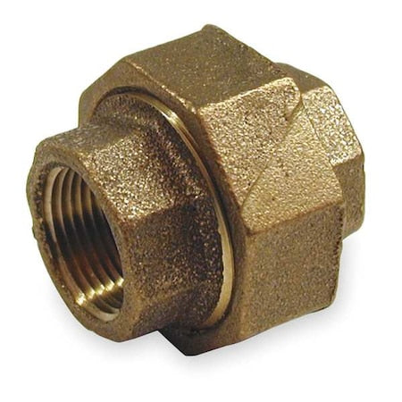 Union Red Brass Union, 1 1/2 in Female NPT X 1 1/2 in Female NPT