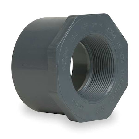CPVC Reducer Bushing, Schedule 80, 2-1/2" x 2" Pipe Size, Spigot x FNPT