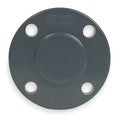 PVC Blind Flange, Socket, 2 in Pipe Size