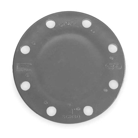 PVC Blind Flange, Flanged, 1 in Pipe Size