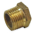 Hex Bushing Red Brass Hex Bushing, 3/4 in Male NPT X 1/4 in Female NPT
