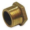 Hex Bushing Red Brass Hex Bushing, 2 in Male NPT X 1 1/4 in Female NPT