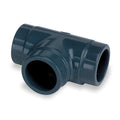 CPVC Reducing Tee, Schedule 80, 2" x 2" x 1-1/2" Pipe Size, Socket x Socket x Socket