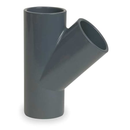 CPVC Wye, Schedule 80, 4" Pipe Size, Socket