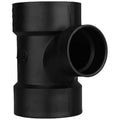 ABS,SanitaryTee,3in,3inHub,2in