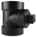 Cleanout Tee w/Plug,1-1/2 In FNPT x Hub