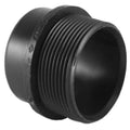 ABS, Straight, 1 1/2 in NPT, 1 1/2 in