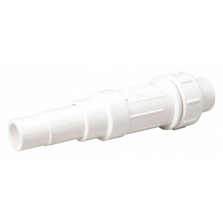 PVC EZ Span Repair Coupling, Solvent x Solvent, 1 in Pipe Size