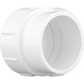 PVC Cleanout Adapter with Plug, FNPT x Spigot, 3 in Pipe Size