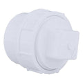 PVC Cleanout Adapter with Plug, FNPT x Spigot, 2 in Pipe Size